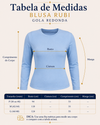 Blusa Rubi - Gola Redonda
