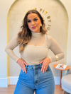 Blusa Tule Zoe