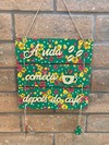 Placa em MDF Decorativa - A Vida Começa Depois do Café