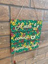 Placa em MDF Decorativa - A Vida Começa Depois do Café