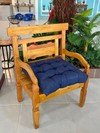 Almofada Futon G - Azul Escuro - 55 x 55 cm