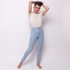 Jeans Skinny Cintura Super Alta | Dorothy Délave