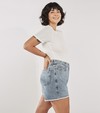 Shorts Cintura Super Alta | Emma Azul Clarinho