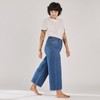 Pantalona Super Alta | Liz Cropped Azul Índigo