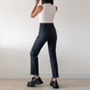 Calça Jeans Reta | Lina Preto Estonado