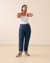 Calça Jeans Mom | Telma Azul Escuro