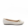 Sapatilha Bico Redondo Metal Sophia Off White