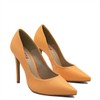 Scarpin Salto Alto Bico Fino Suzy Laranja 