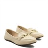 Mocassim Fivela Silvia Creme 