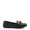 Mocassim Laço Metal Jack Preto 