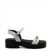 Sandália Flat Metais Valquiria Off White