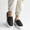 Slip-On Sola Alta Regiane Lumicolor Preto