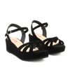 Sandália Zatta Anabela Flat Alanis Preto