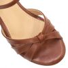 Sandália Zatta Anabela Flat Alanis Marrom