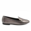 Mocassim Zatta Liso Bico Quadrado Silvana Prata Velho