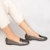 Mocassim Zatta Liso Bico Quadrado Silvana Prata Velho