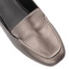 Mocassim Zatta Liso Bico Quadrado Silvana Prata Velho
