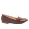 Mocassim Zatta Liso Bico Quadrado Silvana Marrom