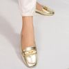 Mocassim Zatta Detalhe de Fivela Sirley Dourado