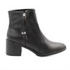 Bota Zatta Cano Médio Salto Bloco Violeta Preta 
