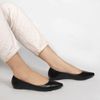 Sapatilha Zatta Flat Bico Fino Noely Preta