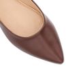 Sapatilha Zatta Flat Bico Fino Noely Marrom