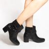 Bota Zatta Salto Bloco Spike Yonah Preta