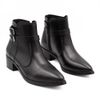 Bota Zatta Bico Fino Fivelas Bethania Preta