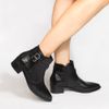 Bota Zatta Bico Fino Fivelas Bethania Preta