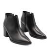 Bota Zatta Bico Fino Cano Curto Gardenia Preta