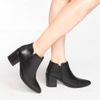 Bota Zatta Bico Fino Cano Curto Gardenia Preta