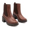 Bota Zatta Coturno Cano Médio Elástico Ariel Marrom