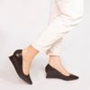 Scarpin Zatta  Anabela  Alexia Marrom