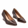 Scarpin Zatta  Anabela  Alexia Marrom
