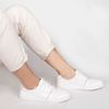 Tênis Zatta Casual em Couro Laura Branco