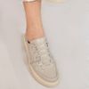 Tênis Zatta Casual em Couro Laura Off White