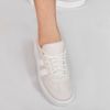 Tênis Zatta Casual Cadarço Charlote Branco