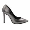 Scarpin Salto Alto Bico Fino Suzy Prata Velho