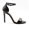 Sandalia Zatta Salto Fino Maya  Preto Napa