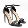 Sandalia Zatta Salto Fino Maya  Preto Napa