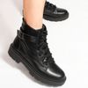 Bota Coturno Zatta Fivela Rafaela Preta
