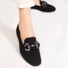 Mocassim Zatta Fivela Morgana Camurça Preto 