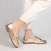 Mocassim Zatta Fivela Morgana Dourado