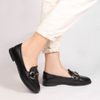 Mocassim Zatta Fivela Morgana Preto 