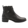 Bota Zatta Fivela Lateral em Couro Madona Preta