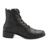 Bota Coturno Zatta Básica Couro Luiza Preto
