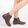 Bota Zatta Montaria Lizard Cano Curto Marilia Marrom