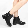 Bota Zatta Montaria Fivela Mafalda Preta