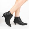 Bota Zatta Cano Curto Bico Fino Marlene Preta