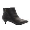 Bota Zatta Cano Curto Bico Fino Marlene Preta